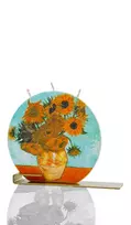 Žvakė FLATYZ „Vincent van Gogh – Sunflowers on Blue“
