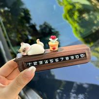 1pc Temporary Parking Permit Car Phone Number Plate Lady Style Free Shipping Automobile Parts And Accessories