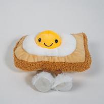 Kūrybingas Tostas Keptas Kiaušinis Pliušinis Žaislas Jc Stiliaus Maisto Serijos Lėlė Paprastos Formos Sofa Pagalvė 10cm