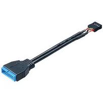 Akasa USB 2.0 to USB 3.0, Internal, 0.15m AK-CBUB19-10BK