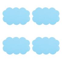 Vaikiški neslystantys kilimėliai 4 vnt. vonioms 9x14,5 cm Nuages – MSV