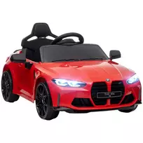 Vaikiškas elektrinis automobilis su 2.4G nuotolinio valdymo pulteliu, MP3, USB, LED šviesa, 3-5 metų, raudona
