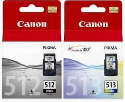 Kasetė rašaliniams spausdintuvams Originaal tintide komplekt Canon PG-512 Black + CL-513 Tricolor