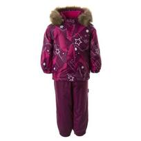 Huppa Žieminis komplektas LASSE, burgundy pattern/ burgundy, 92