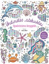 Undinėlės stebuklai spalvinimo knygelė su blizgučiu