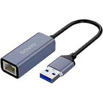 Savio Adapteris Savio AK-83 USB-A 3.1 Gen 1 - RJ-45 Gigabit Ethernet AK-83