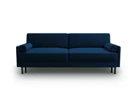 Velvet Sofa lova su patalynės dėže, Scott, 3 sėdimos vietos, 212x97x87, karališkoji mėlyna