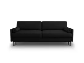 Sofa lova su patalynės dėže, Scott, 3 sėdimos vietos, 212x97x87, juoda