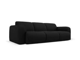 Sofa, Molino, 3 vietų, 235x95x72, juoda