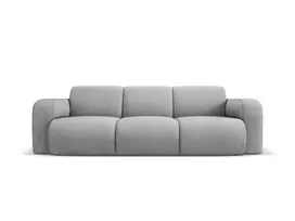 Sofa, Molino, 3 vietų, 235x95x72, šviesiai pilka