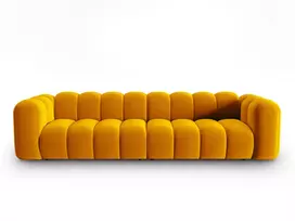 Velvet modulinė sofa, Lupine, 4 vietų, 290x95x70, geltona