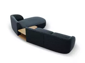 Dešinės pusės modulinė sofa, Miley, 3 vietų, 303x178x70, karališkoji mėlyna