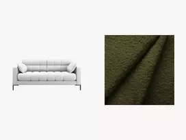 Sofa, Mamaia, 2 vietų, 152x96x75, tamsiai alyvuogių žalia