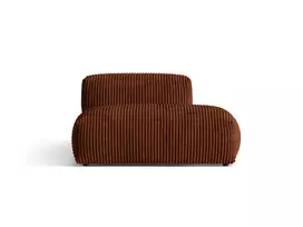 Dešinės pusės sofa, Martina, 2 sėdimos vietos, 133x106x75, plytų imitacija