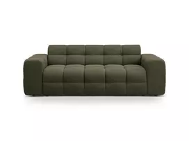 Velvet sofa, Kendal, 3 vietų, 222x103x79, Amazon Green