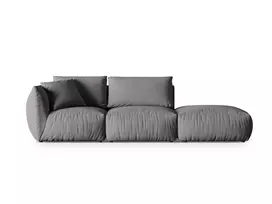 Dešinė modulinė sofa, Chris, 3 vietų, 315x100x80, smėlio spalvos