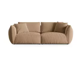 Velvet modulinė sofa, Chris, 4 vietų, 260x100x80, smėlio spalvos