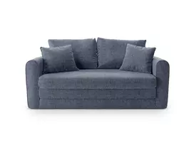 Sofa lova, Lido, 2 sėdimos vietos, 158x69x80, mėlyna melanžo spalva