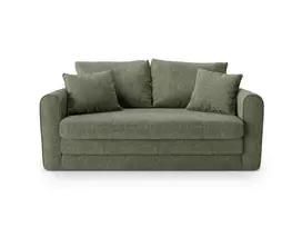 Sofa lova, Lido, 2 sėdimos vietos, 158x69x80, alyvuogių spalvos