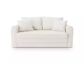 Sofa lova, Lido, 2 sėdimos vietos, 158x69x80, balta