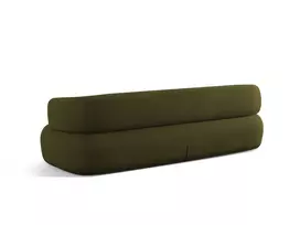 Velvet sofa, Jenny, 4 vietų, 226x90x73, žalia
