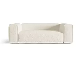Sofa, Nuria, 3 vietų, 110x210x72, dramblio kaulo spalvos