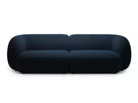 Velvet modulinė sofa, Kate, 4 vietų, 243x99x76, karališkos mėlynos spalvos