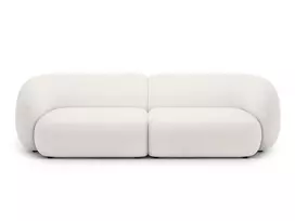 Modulinė sofa, Kate, 4 vietų, 243x99x76, balta