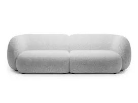 Modulinė sofa, Kate, 4 vietų, 243x99x76, šviesiai pilka melanžo spalva