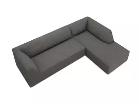 Modulinė kampinė sofa - dešinė, Ruby, 4 sėdimos vietos, 273x180x69, tamsiai pilka