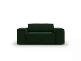 Velvet fotelis, Jodie, 1 sėdynė, 124x102x70, butelio žalia