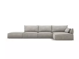 Kampinė Sofa - dešinė, Kaelle, 5 vietų, 364x171x85, šviesiai pilka