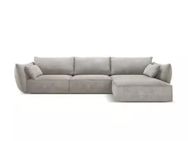 Kampinė Sofa - dešinė, Kaelle, 4 sėdimos vietos, 308x171x85, šviesiai pilka