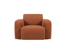 Boucle fotelis, Molino, 1 sėdynė, 105x95x72, terakota