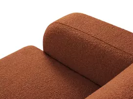 Boucle kampinė sofa - dešinė, Molino, 6 sėdimos vietos, 315x250x72, terakota