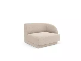 Modulinis sofas dešinysis, Miley, 1 sėdynė, 90x90x70, smėlio spalvos
