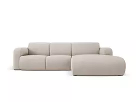 Kampinė Sofa - dešinė, Molino, 4 vietų, 250x170x72, smėlio spalvos