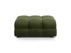 Velvet pufas, Kendal, 1 sėdynė, 104x72x45, armijos žalia