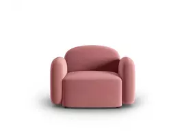 Velvet fotelis, Blair, 1 sėdynė, 119x95x76, Flamingo