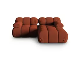 Modulinė kampinė sofa - dešinė, Bellis, 3 vietų, 188x155x70, plytų imitacija