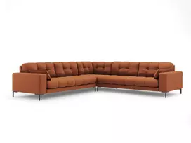 Kampinė sofa, Mamaia, 6 sėdimos vietos, 256x256x75, plytų imitacija
