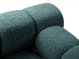 Velvet modulinė kampinė sofa - dešinė, Bellis, 4 sėdimos vietos, 282x155x70, benzino spalvos