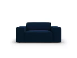 Velvet fotelis, Jodie, 1 sėdynė, 124x102x70, karališkos mėlynos spalvos