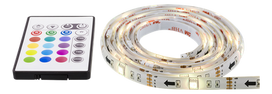 LED juosta DELTACO GAMING RGB, 2x50cm,12 skirtingų spalvų, nuotolinio valdymo pultas / GAM-114