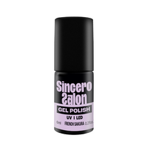 Gelinis nagų lakas "Sincero Salon", 6 ml, FRENCH SAKURA, 6168