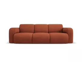 Sofa, Molino, 3 vietų, 235x95x72, oranžinė
