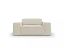 Velvet fotelis, Jodie, 1 sėdynė, 124x102x70, tamsiai smėlio spalvos
