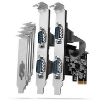 AXAGON PCEA-S4N PCIe-Adapter mit 4x Seriell-Ports – ASIX AX99100 chipset