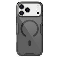 Nillkin Nature TPU Pro Magnetic dėklas suderinamas su MagSafe skirtas Apple iPhone 17 Pro Max – Translucent juodos spalvos