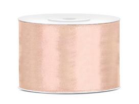 Satino juostelė Peach, šviesiai oranžinės spalvos, 50 mm/25 m, 1 vnt/25 m